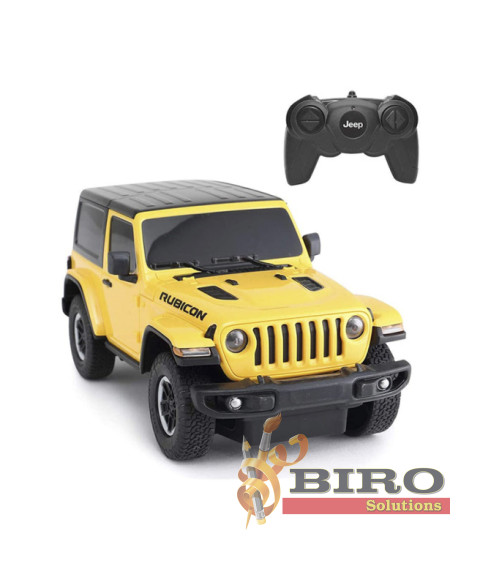 RS Masina cu telecomanda RASTAR 1:24 JEEP Wrangler JL, galbena